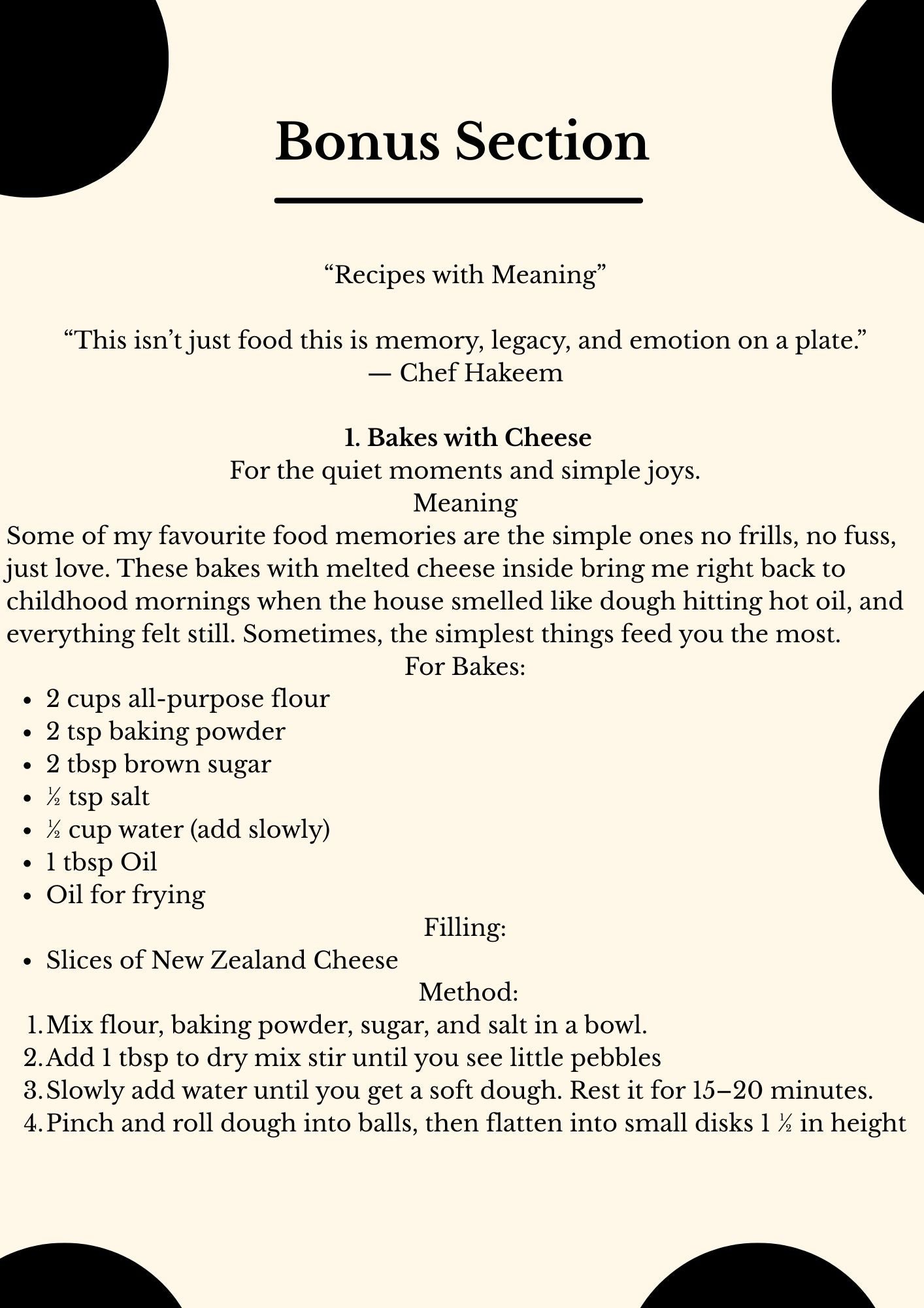Cook With Purpose & Passion
By Chef Hakeem