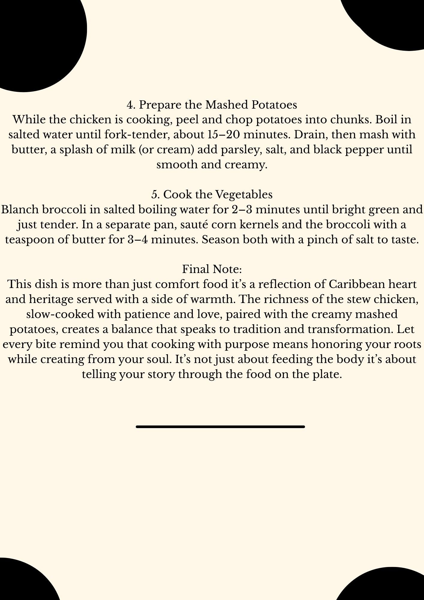 Cook With Purpose & Passion
By Chef Hakeem